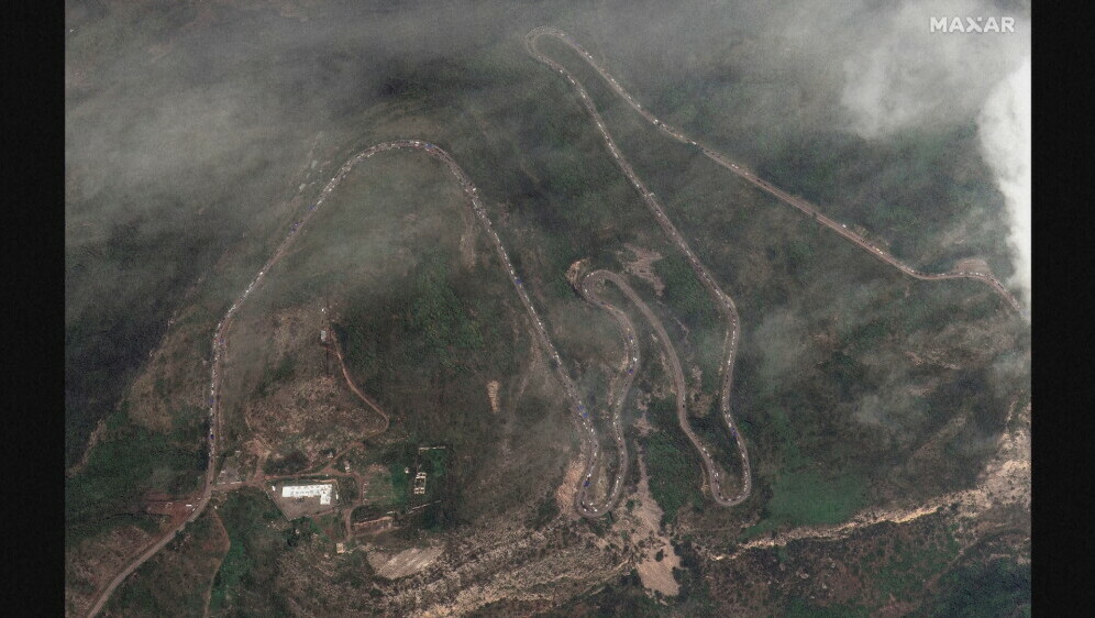 Satelitske snimke evakuacije iz Gorskog Karabaha - 1