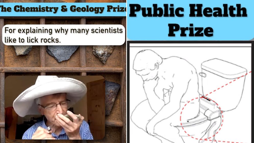 nagrade za ludu znanost Ig Nobel s dobitnicima za zdravlje i geologiju