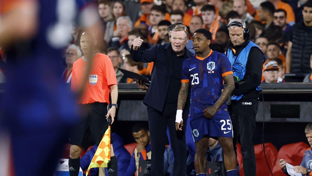 Ronald Koeman i Steven Bergwijn