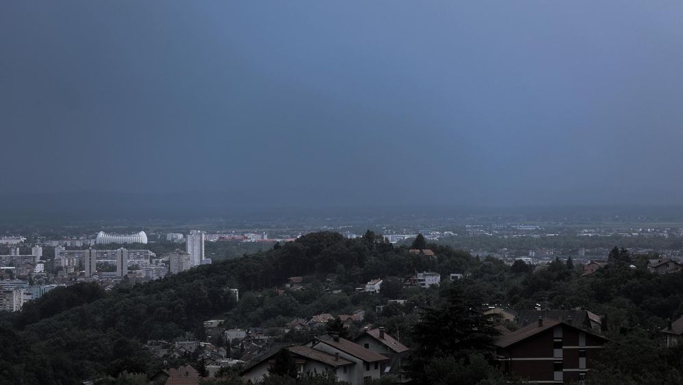 Kišni oblaci nad Zagrebom