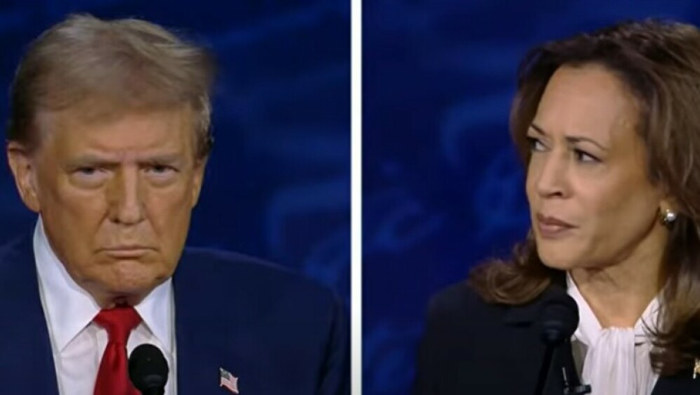 Trump i Harris na debati