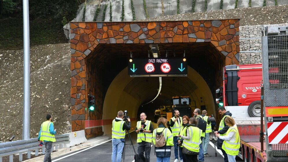 Obilazak nove cijevi Tunela Učka uoči puštanja u promet