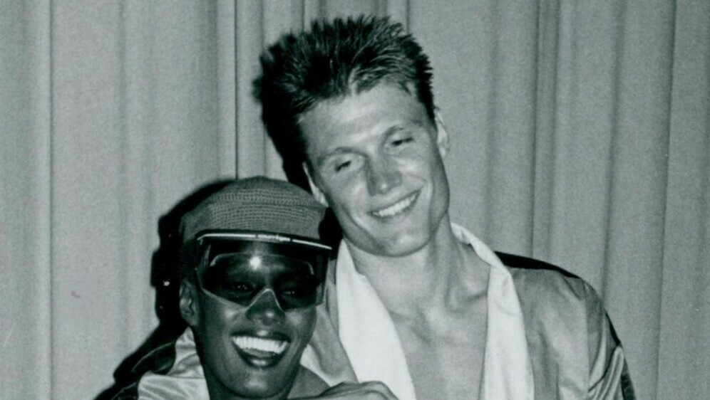 Dolph Lundgren i Grace Jones