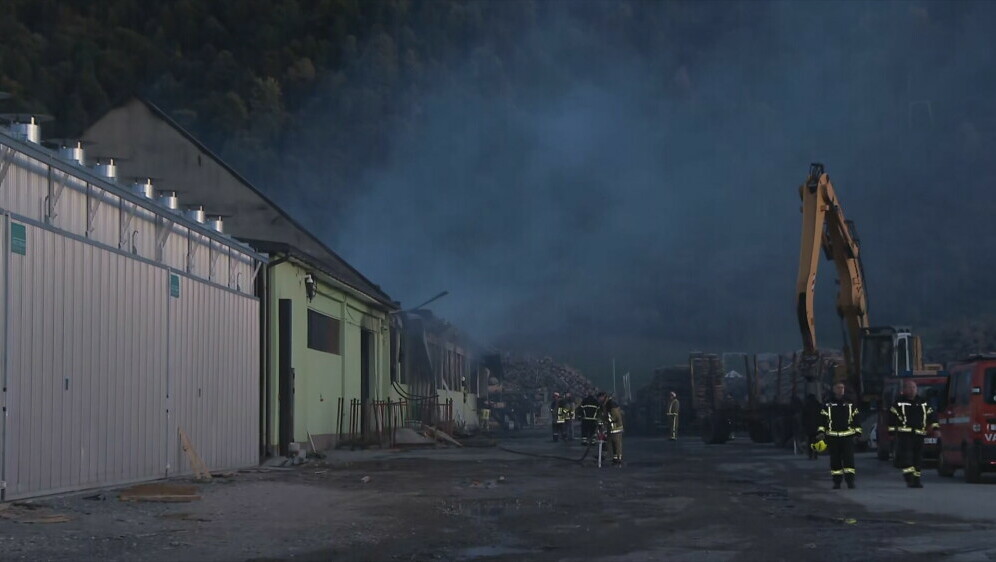 Požar u jednoj od najvećih pilana u Hrvatskoj - 2