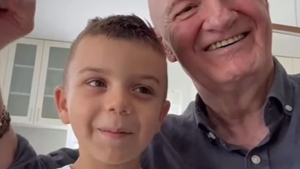 Mate Bulić i dječak Josip