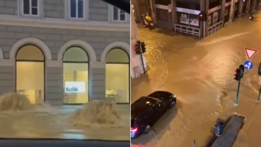 Nevrijeme u Trstu, screenshot