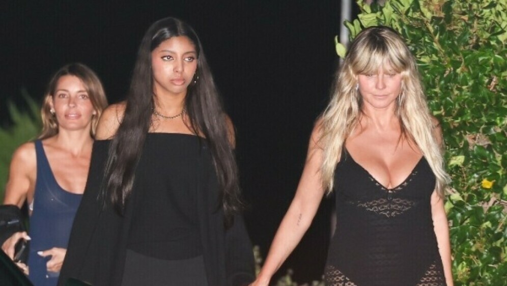 Lou Samuel i Heidi Klum