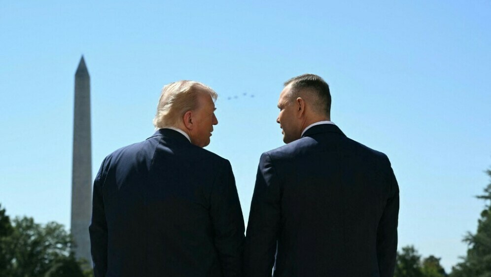 Donald Trump i Karol Nawrocki