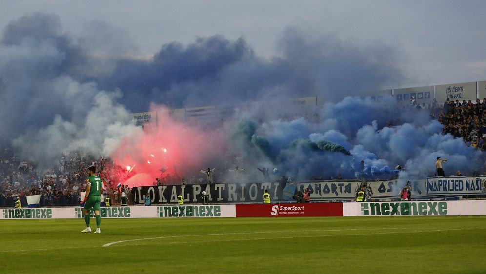 Navijači na Gradskom vrtu