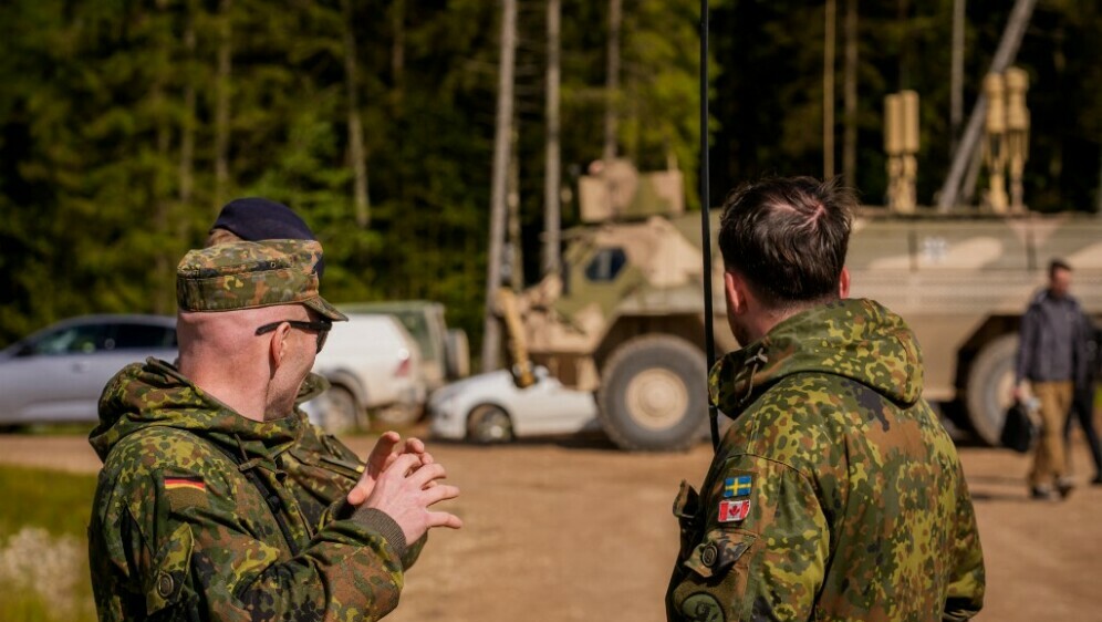 Vojnici u Latviji, ilustracija