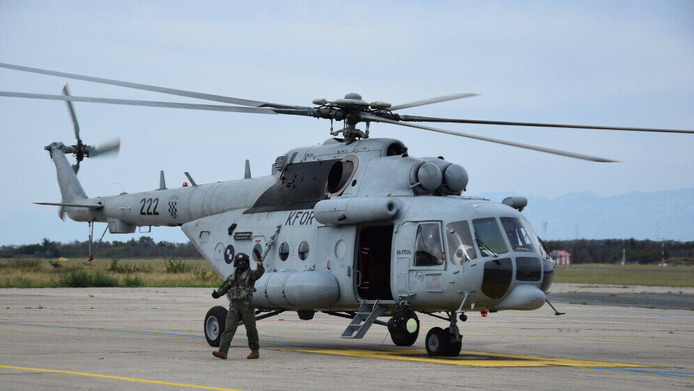 Helikopter Hrvatskog ratnog zrakoplovstva Mi-171 Sh