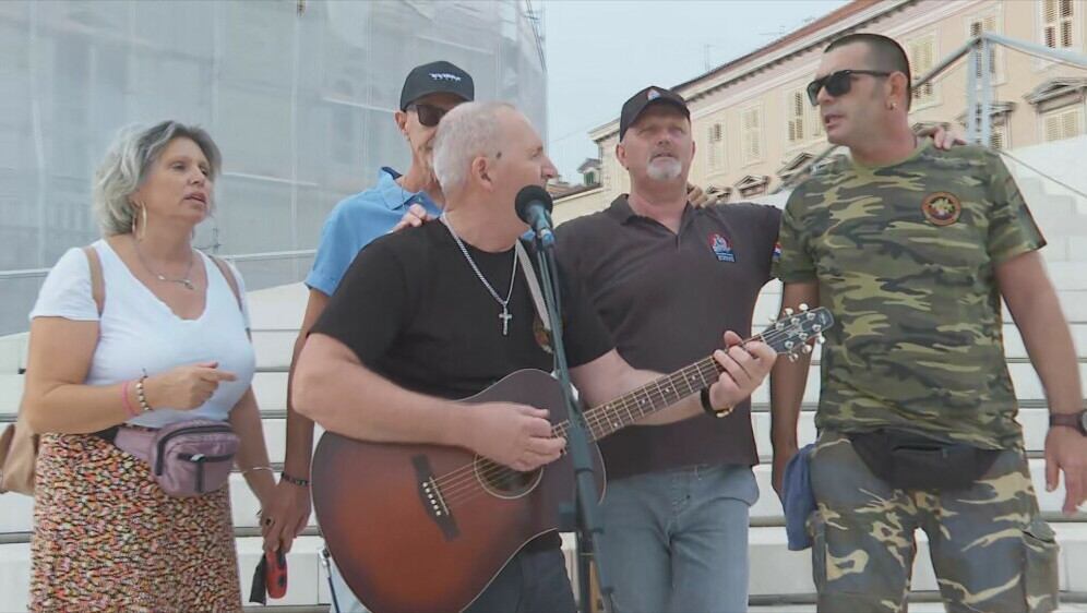 Prosvjed branitelja u Šibeniku - 4