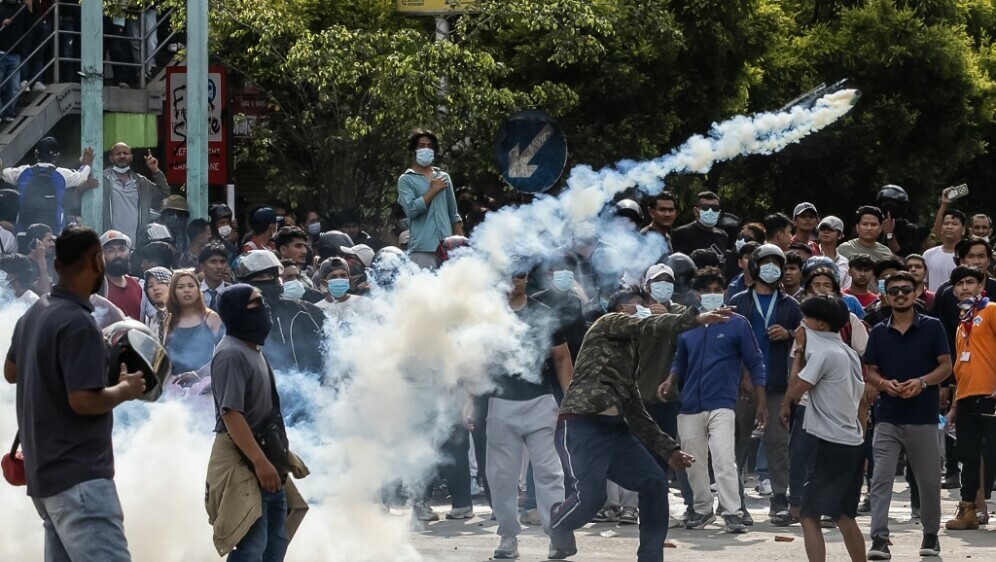 Kathmandu: Prosvjedi protiv zabrane društvenih mreža