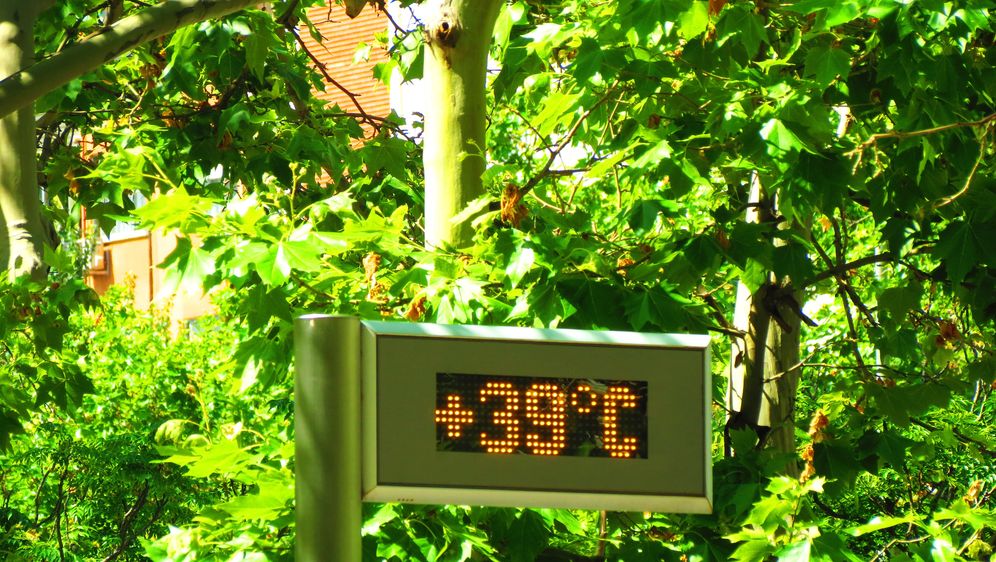 Vrućina u gradu, ilustracija