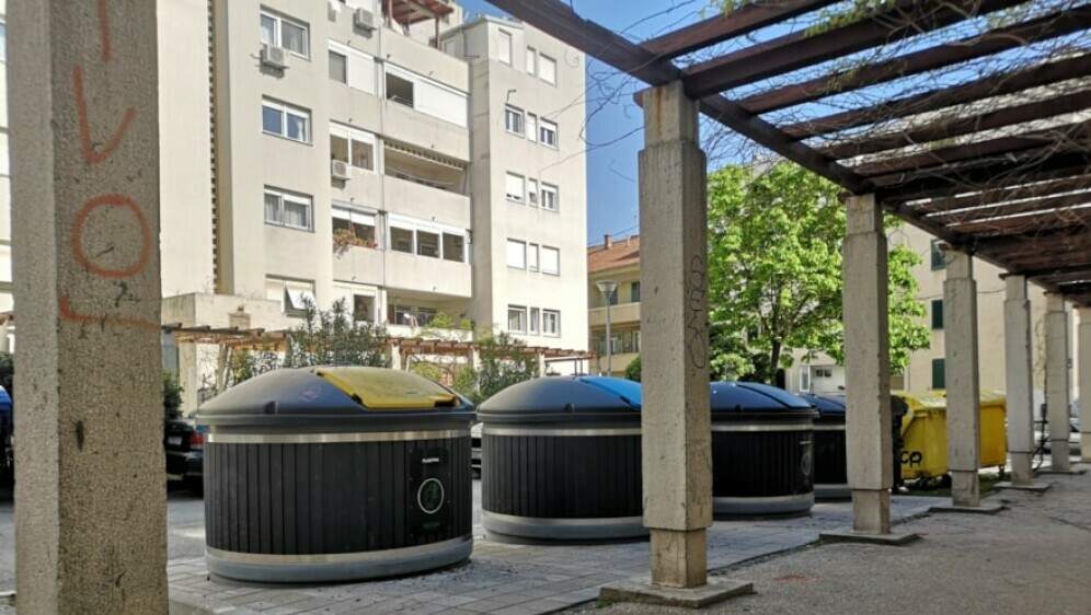 Podzemni kontejner, ilustracija