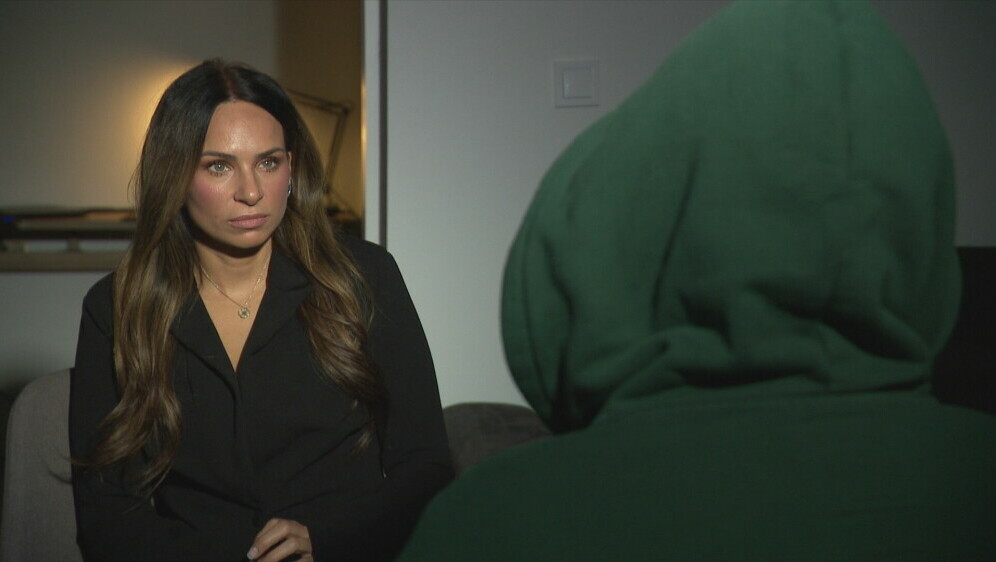 Sugovornik iz priloga i Sara Duvnjak, reporterka Dnevnika Nove TV