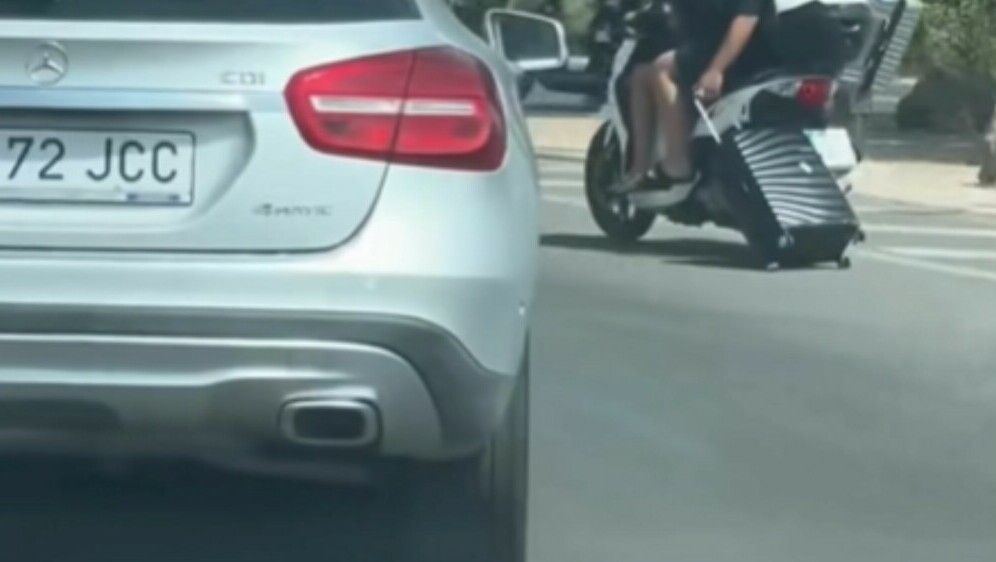 Scena iz prometa na Ibizi