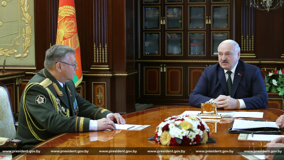 Pavel Muraveiko i Aleksandar Lukašenko