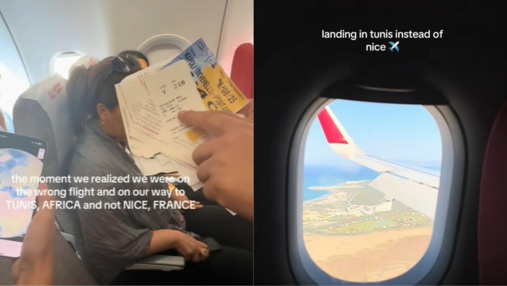 Putnice u zrakoplovu na pogrešnom letu