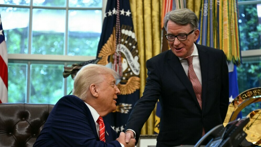 DonaldTrump i Peter Mandelson
