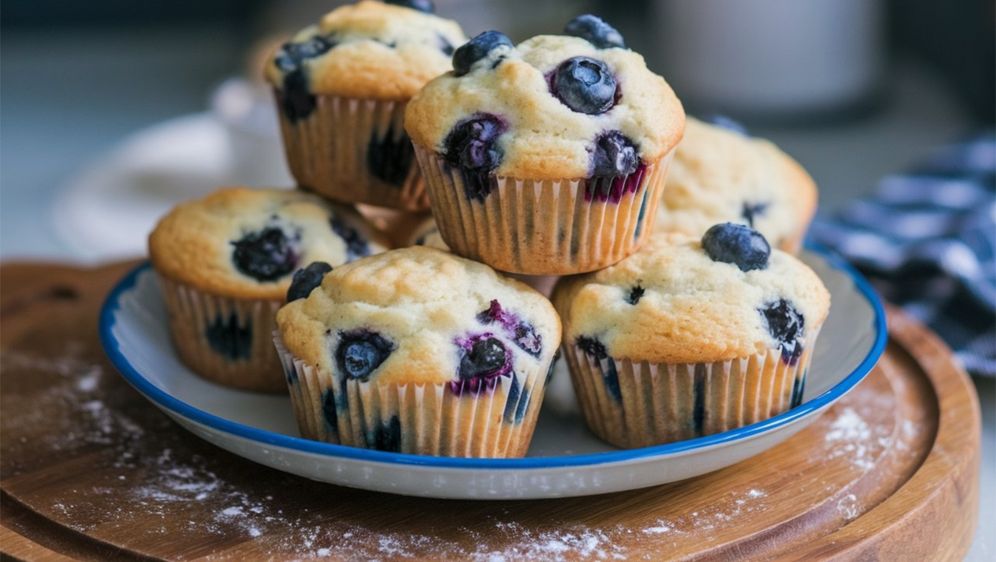 Cheesecake muffini s borovnicama