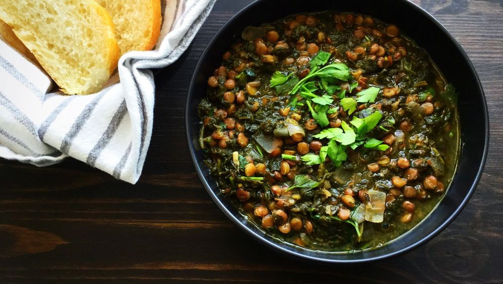 Juha od leće s keljom