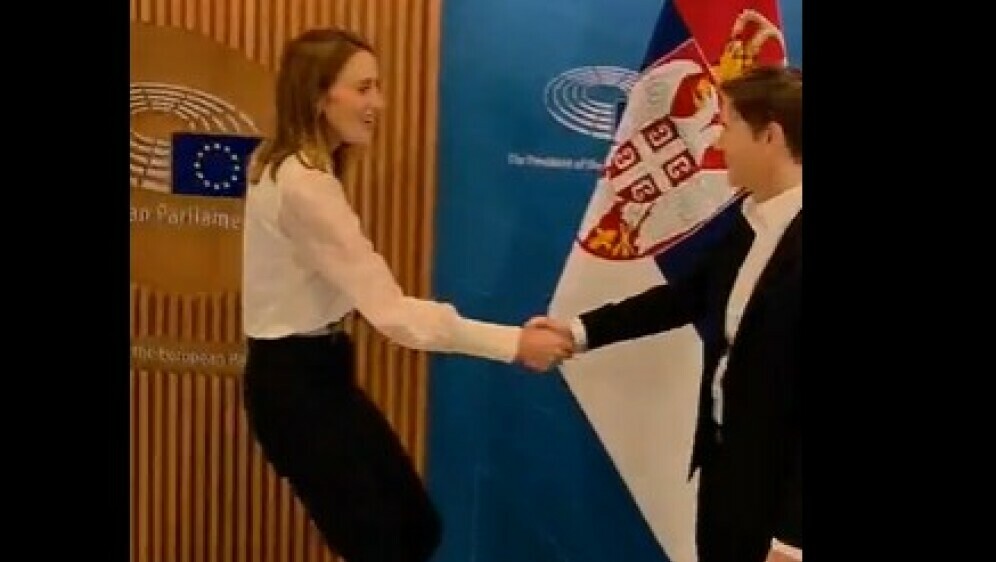 Roberta Metsola i Ana Brnabić