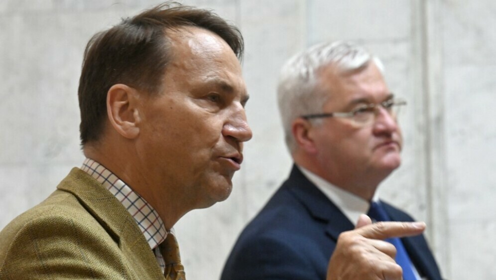 Radoslaw Sikorski i Andrij Sibiha