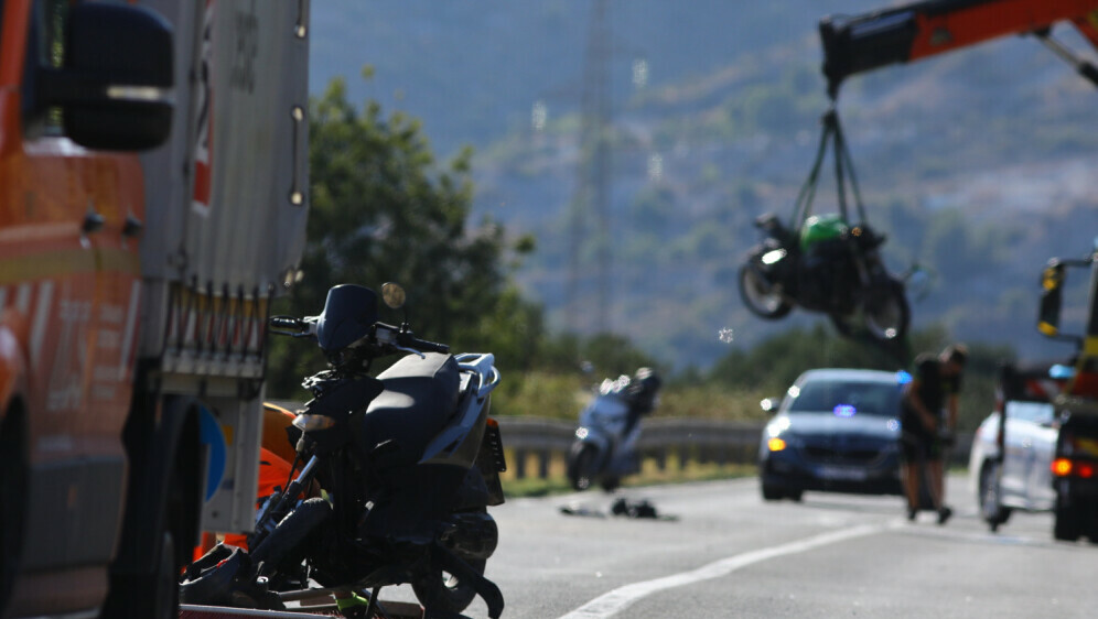 Sudar motorista kod Trogira - 2