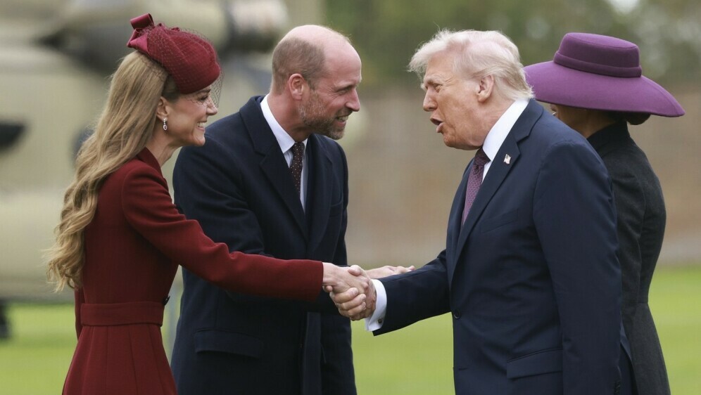 Kate Middleton, princ William, Donald Trump, Melania Trump