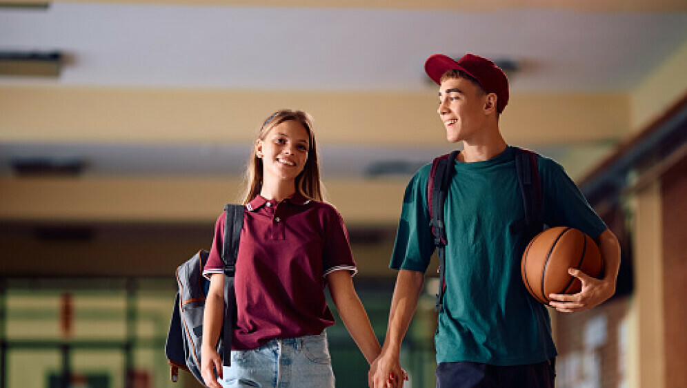 Zaljubljeni učenici, ilustracija