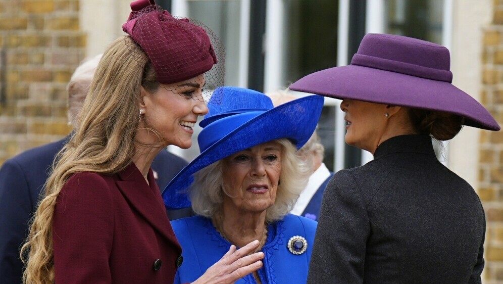 Kate Middleton, kraljica Camilla i Melania Trump