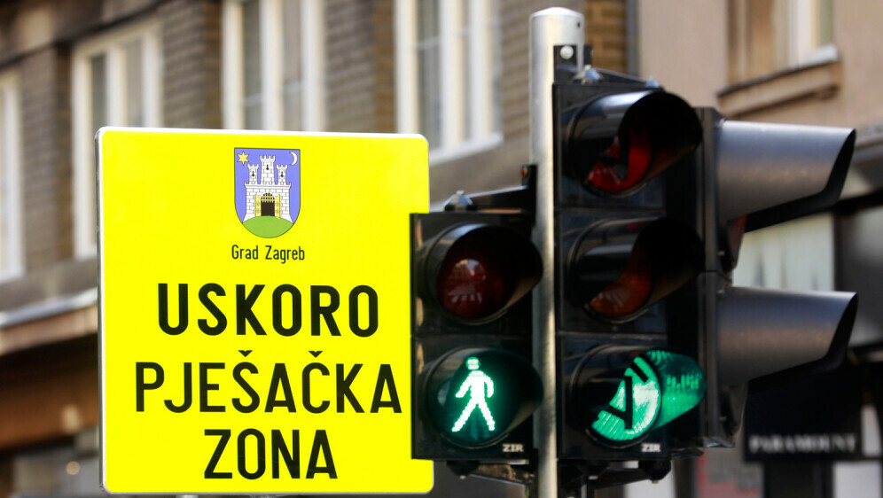 Pješačka zona, ilustracija