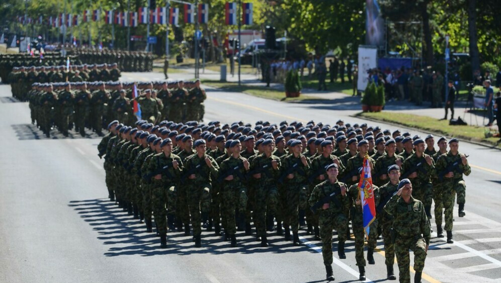 Generalna proba vojne parade u Beogradu - 1