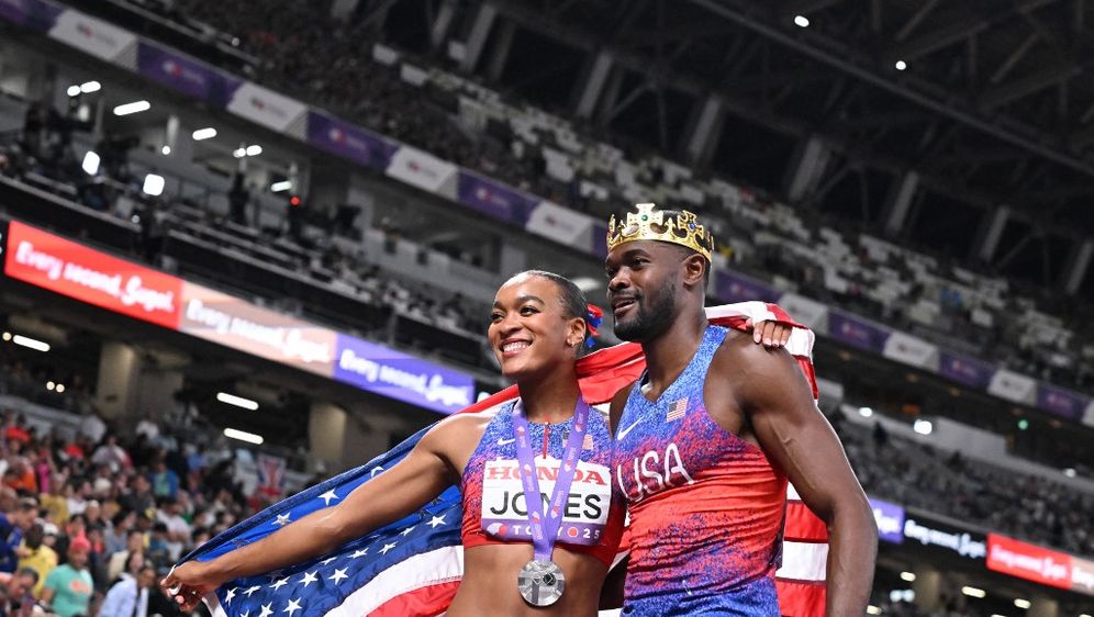 Rai Benjamin i Jasmine Jones