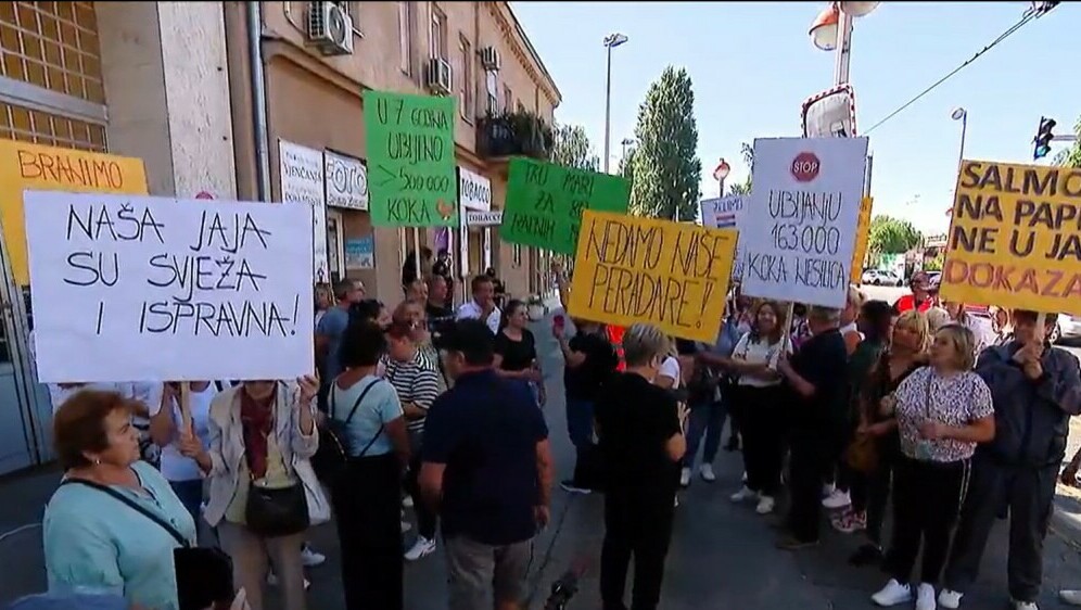 Prosvjed proizvođača jaja - 5