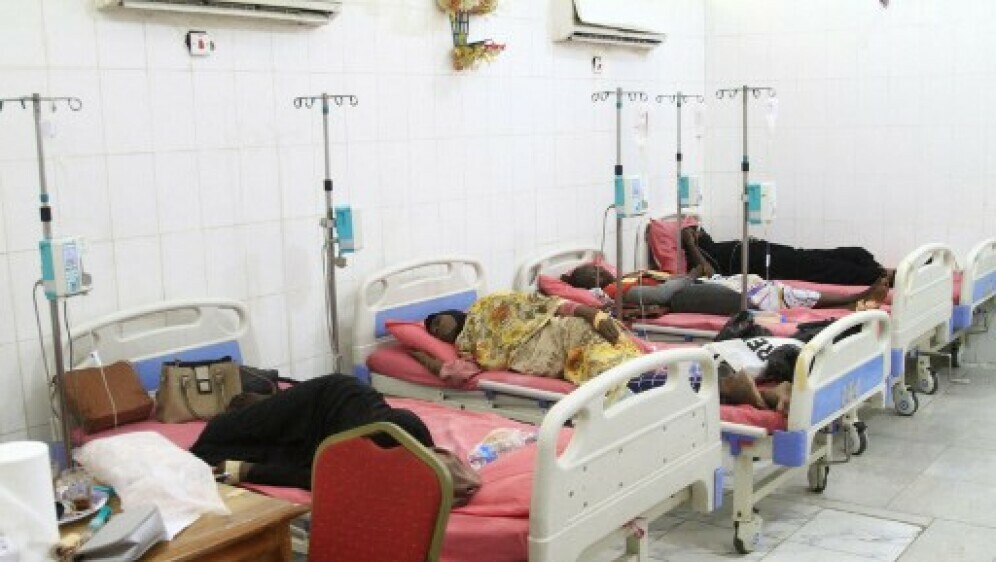 Bolnica u Sudanu, ilustracija