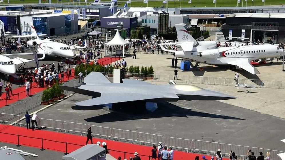 Maketa NGF koncepta Dassault Aviationa