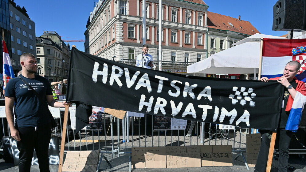 Prosvjed protiv stranih radnika u Zagrebu - 12