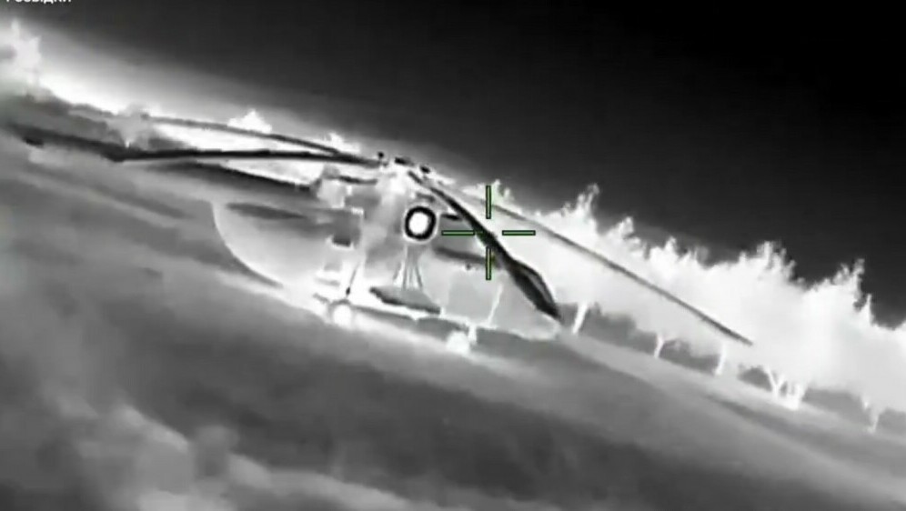Snimka ukrajinskog napada na ruski helikopter