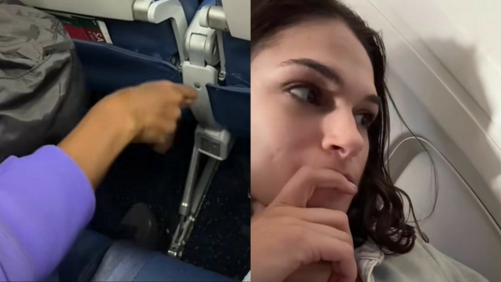 Zabrinuta putnica Olivia i neuredna suputnica