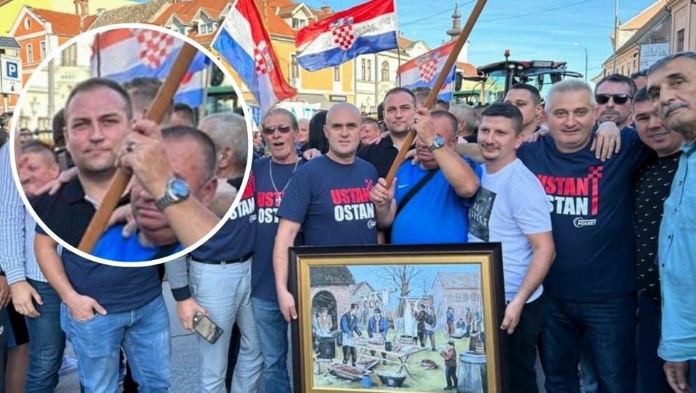 David Vlajčić, nekad na prosvjedu protiv eutanazije svinja