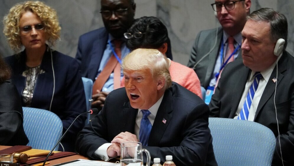 Donald Trump drži govor u UN-u 2018.