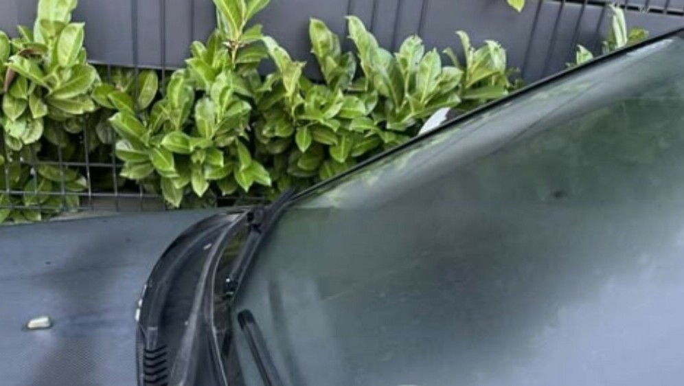 Bizaran detalj na staklu parkiranog automobila