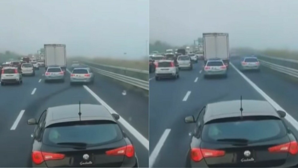 Vozila u koloni na autocesti