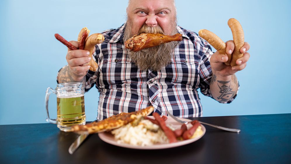 Ljubitelj mesa, ilustracija