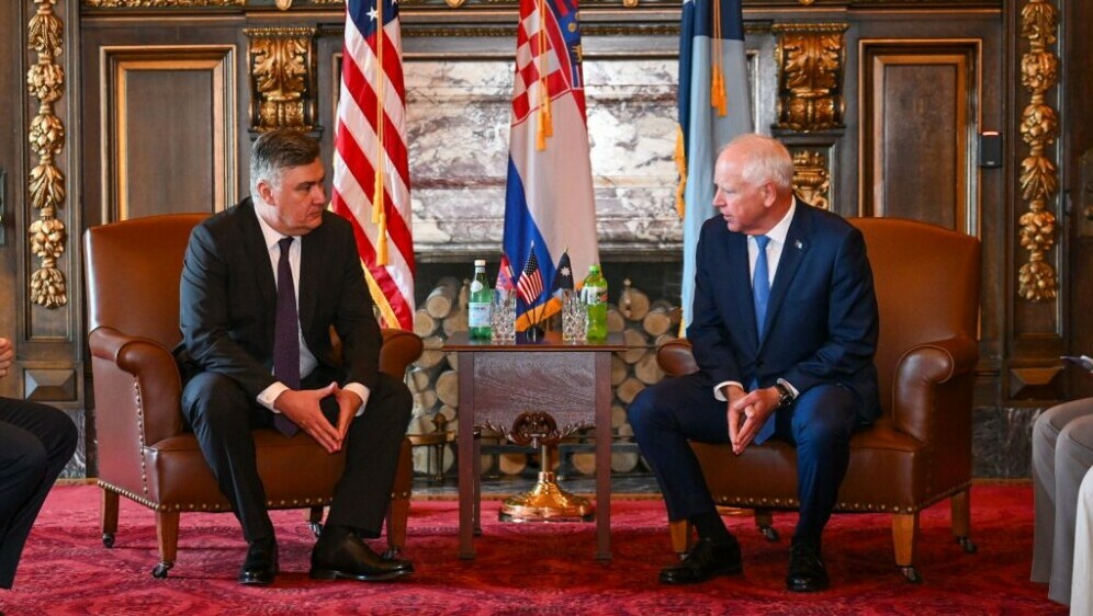 Predsjednik Milanović i guverner Tim Walz