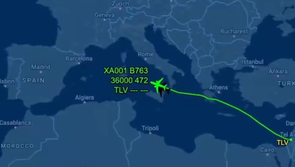 Netanyahuov let iz Tel Aviva do New Yorka