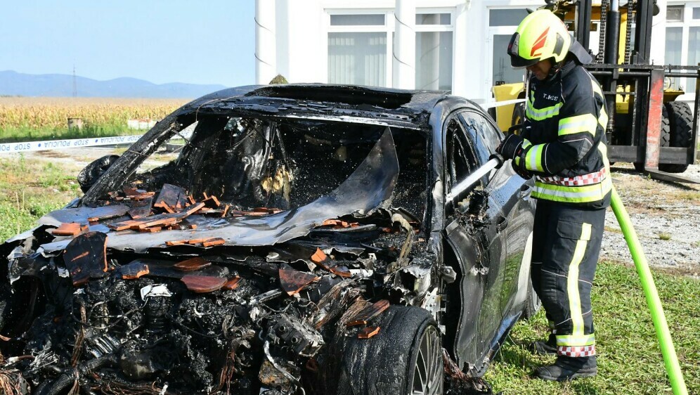 Požar u garaži kod Požege