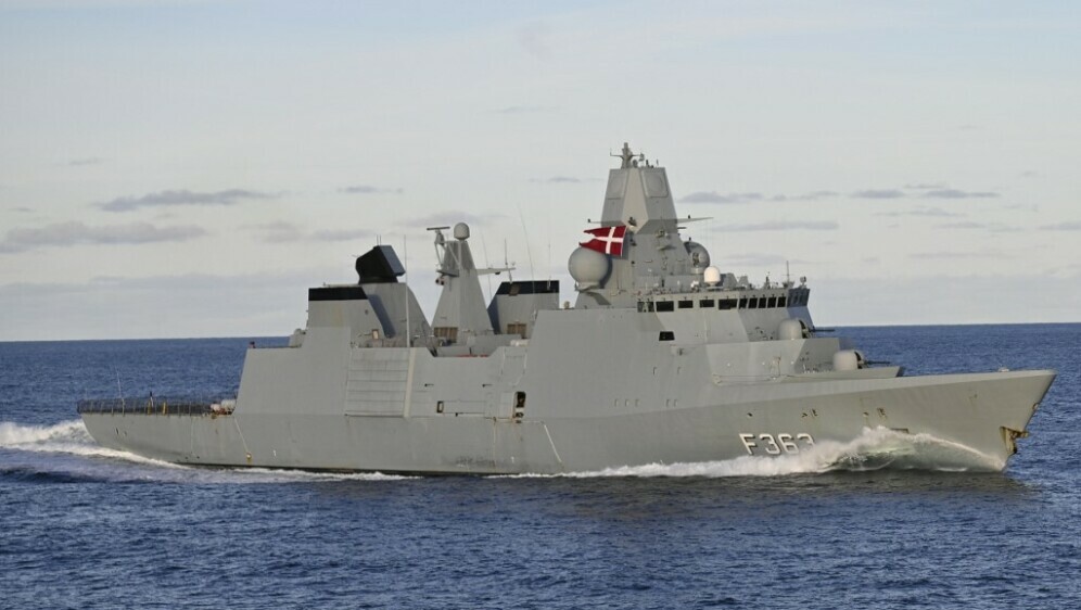 Danska fregata, ilustracija